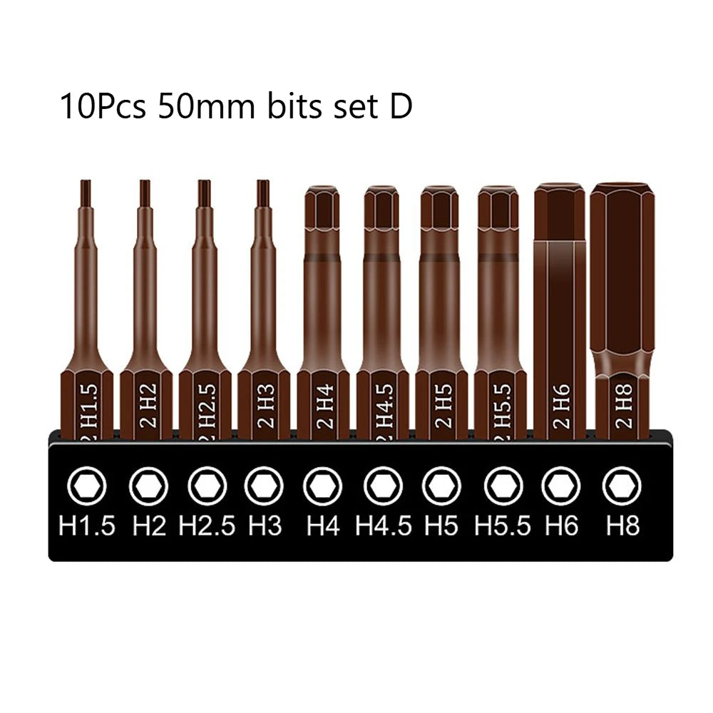 Screwdriver Bits Set 25mm 50mm | S2 Alloy Steel Magnetic Screwdriver Bits for Phillip lifestyle view