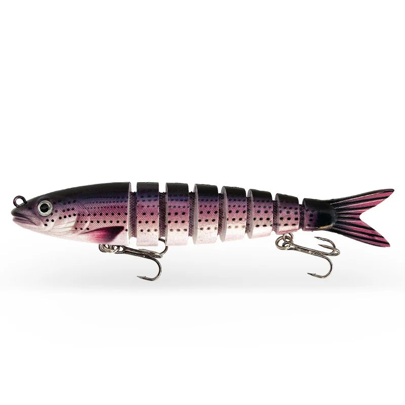 Fishing Lure Multi-Joint Fish Fishing Kit Slow Sinking Realistic Hard Lure Swimbait F lifestyle view