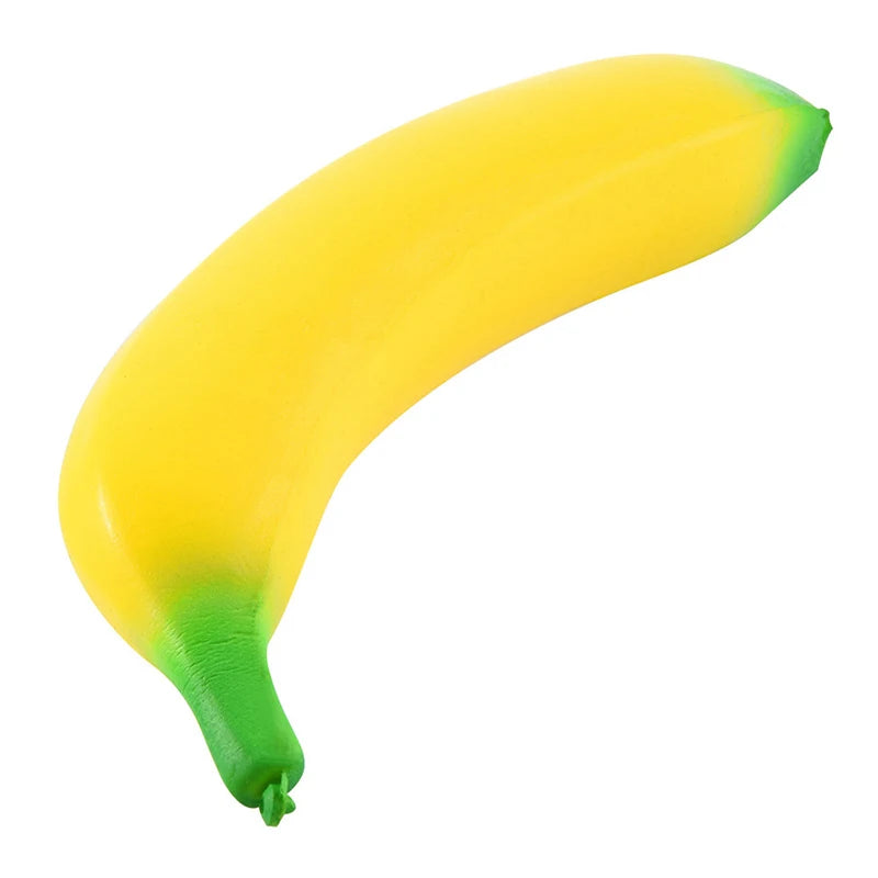 Anti-stress Slow Rising Jumbo Banana Toys Kneading Fruit Squeeze Toys Fun Stress Reli lifestyle view