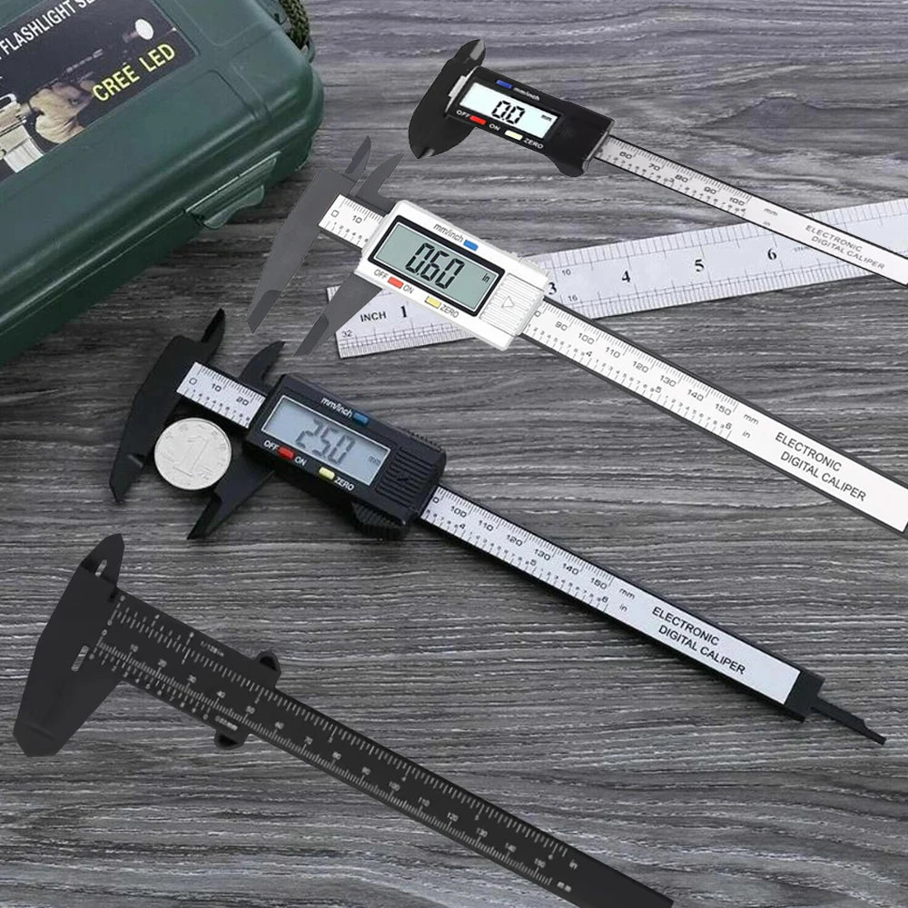 1PC Mini Plastic Vernier Caliper | 0 to 150mm Student Measuring Tool