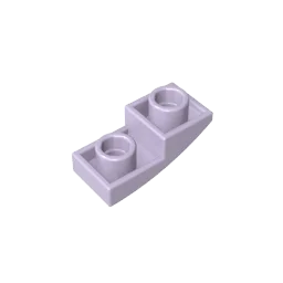 Gobricks GDS-795 Slope, Curved 2 x 1 Inverted | Compatible Building Block for DIY Pro lifestyle view