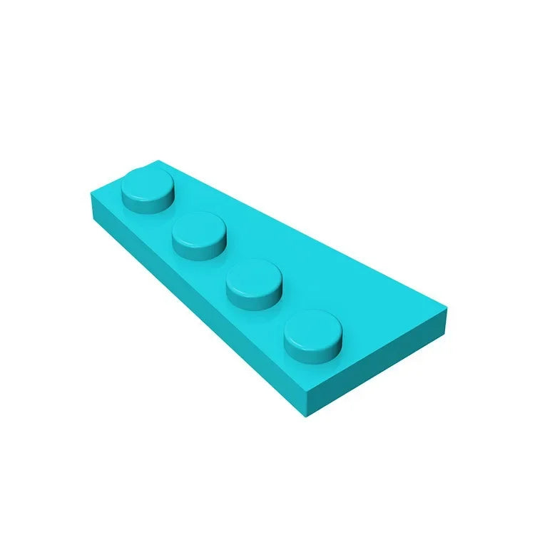 Gobricks GDS-549 Wedge Plate 4 x 2 Right | Building Block for Compatible DIY Sets additional angle