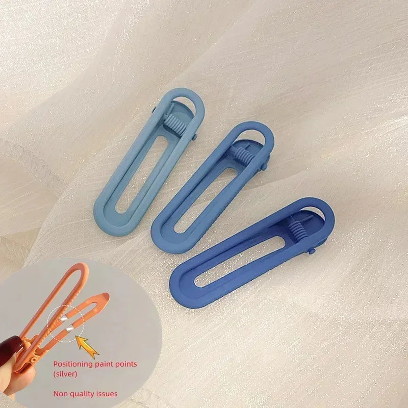 Women 2/3/4pcs Korean Fashion Gold White Pink Glitter Hair Pin Acetate Make Up Hair C alternate view