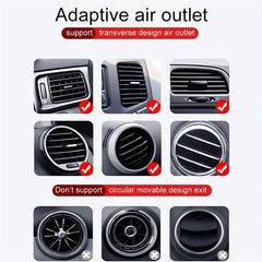 4Pcs/set Car Air Outlet Perfume Clip Cute Flower Aromatherapy Clip Mini Decoration Car I detail view