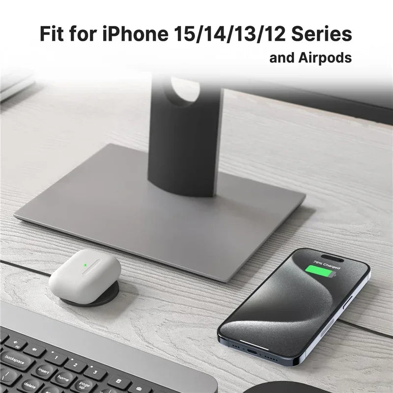 30W Magnetic Wireless Charger PD Type-C Fast Charging Pad - Onlytenbucks.com