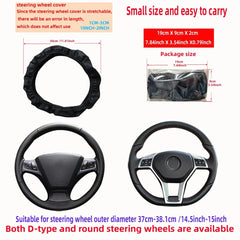 Artificial Leather Three-dimensional Embossed-car without Inner Ring Steering Wheel Cove detail view