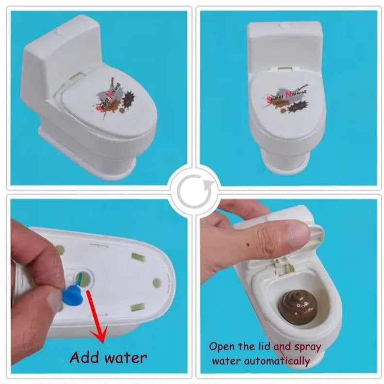 Squirt Spray Prank Toilet | Funny Water Toy for Gags and Stress Relief lifestyle view