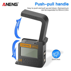 ANENG 168Max High-Precision Digital Battery Tester | Universal Voltage Detector for AA, detail view