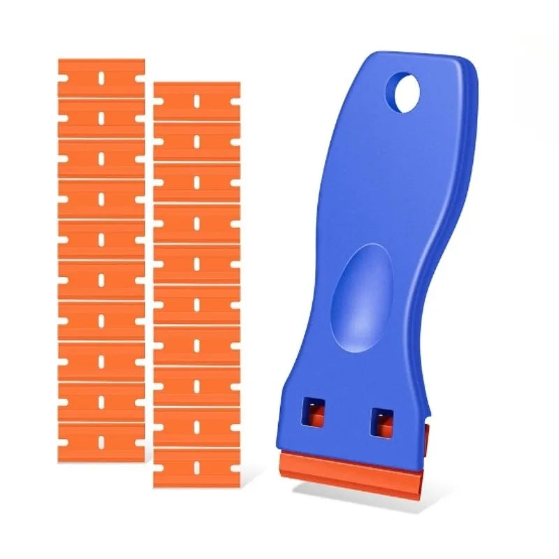 Plastic Razor Blade Scraper Sticker Remover for Glass