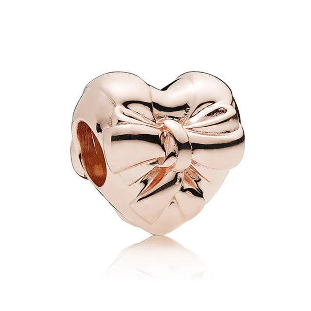 925 Sterling Silver Trinkets Rose Gold Locks And Keys Charm Of 925 Chain Bead Fit Origin detail view