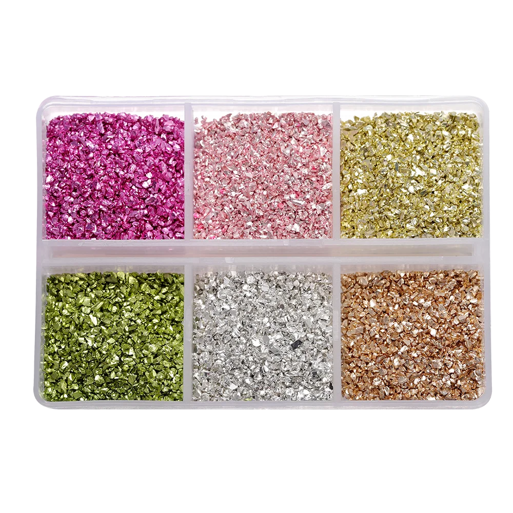 30g/Box Crushed Glass Stones Resin Filling Irregular Broken Stone for DIY Epoxy Resin lifestyle view