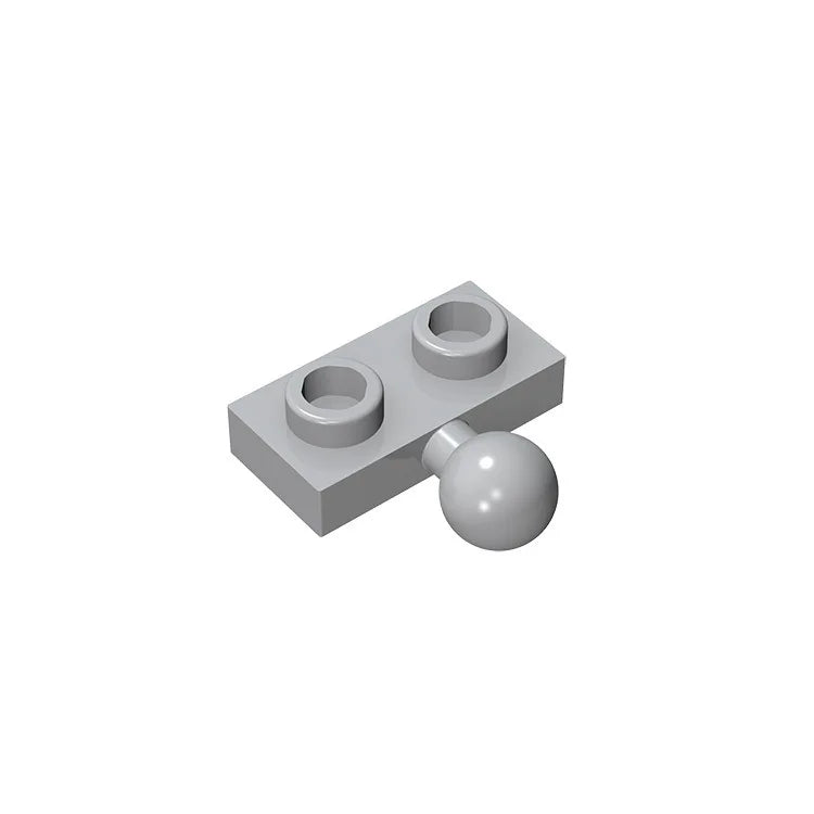 Plate, Modified 1 x 2 with Tow Ball on Side | Gobricks Building Block lifestyle view