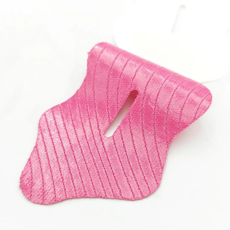 30 Pcs Pink Mouth Tape for Sleep Apnea and Snoring | Gentle Sleep Aid Strips close-up view