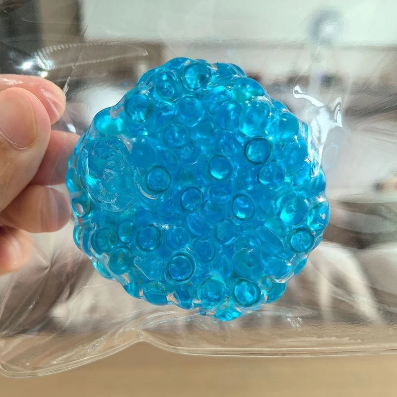 Squishy Bead Decompression Ball | Slow Rebound Stress Reliever Toy for Kids close-up view