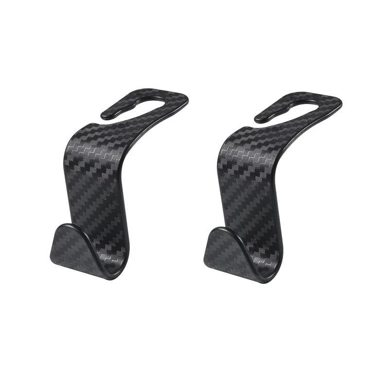 Universal Car Seat Back Hook Headrest Hanger for Bag Pouch Clothes Hanging Hooks Headr close-up view