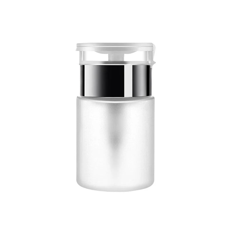 60/150/180/250ml Empty Pump Dispenser UV Gel Polish Clean Remover Bottle close-up view