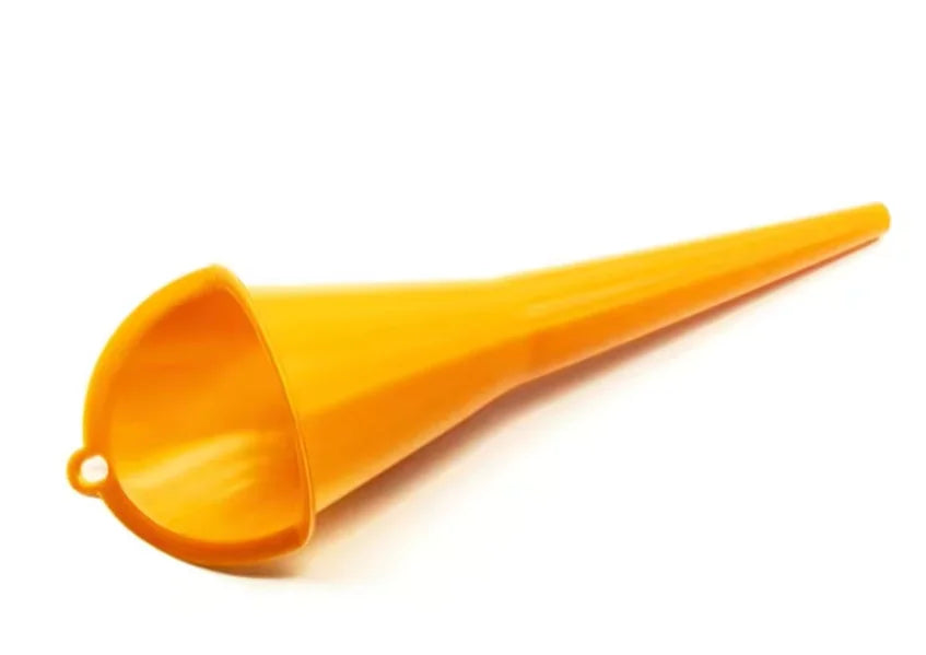 Car Long Stem Funnel Oil Fuel Filling Tools Anti-splash Plastic Oil Funnel Motorcyc additional angle