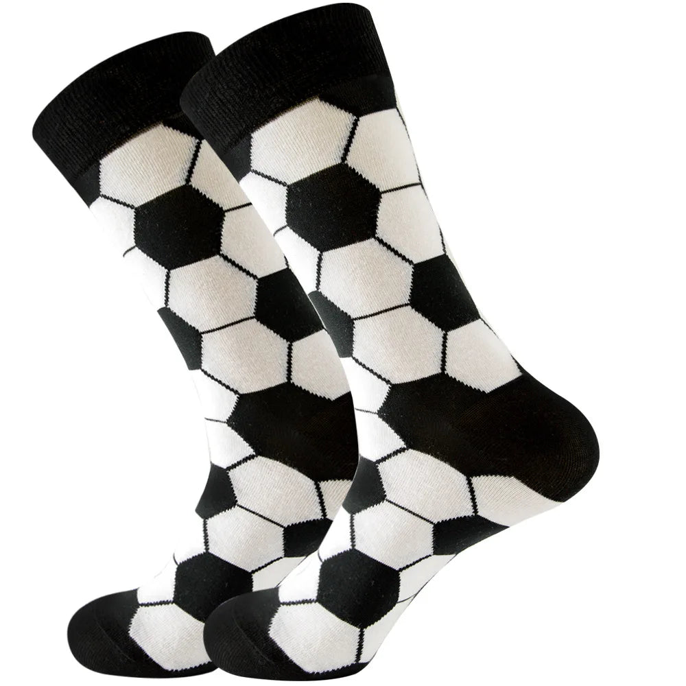 Sock Combed Cotton Funny Men's Big Size Crew Harajuku Hip Hop Thick Long Socks