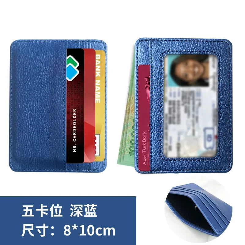 Thin PU Leather Mini Wallet | Slim Credit Card Holder for Men alternate view