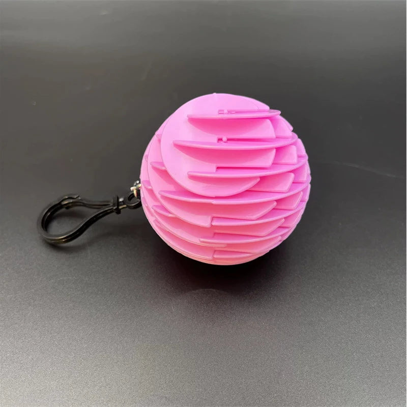 3D Telescopic Decompression Elastic Mesh Toys Stress Relief Small Worm Decompression Art detail view