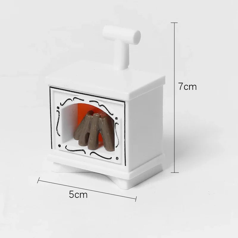 LED Mini Fireplace Night Light | Creative Home Decoration detail view