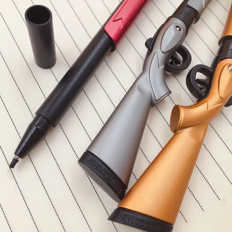 3Pcs Creative Toy Gun Gel Pens | Fun Sci-Fi Writing Set close-up view