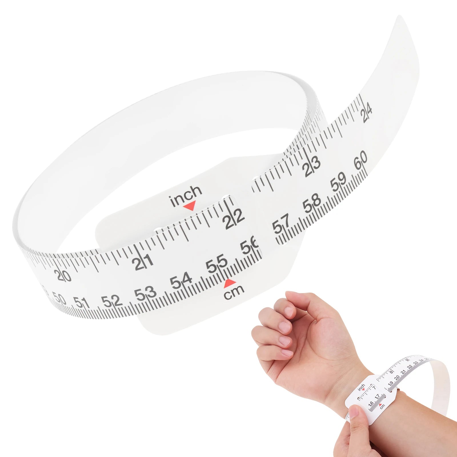60cm Newborn Measure Ruler Head Measuring Tape Measure for Baby Child Pediatrics Portable Wide Head