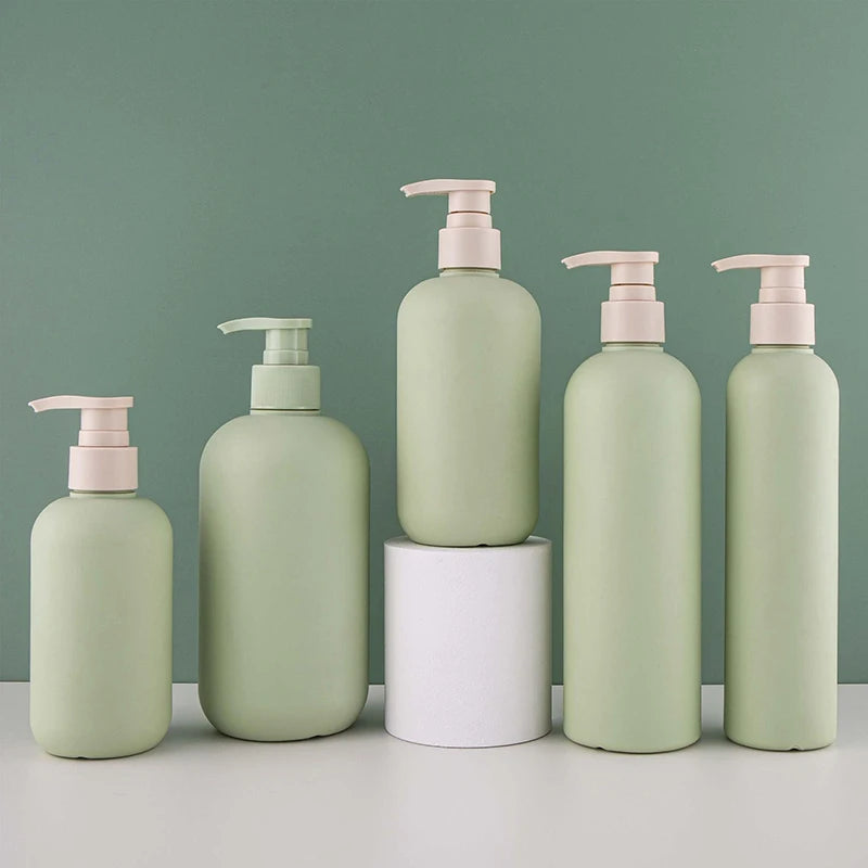 Refillable Foaming Soap Dispenser | Rustproof Plastic Shampoo and Shower Bottle for Kitchen and Bath