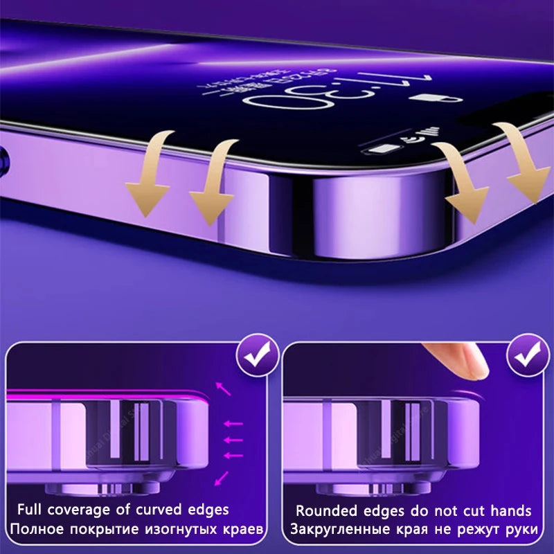 4Pcs Full Cover HD Hydrogel Film For iPhone 14 11 15 12 13 Pro Max 7 8 14 Plus Screen Protector iPhone 13 12 Mini X XR XS MAX SE