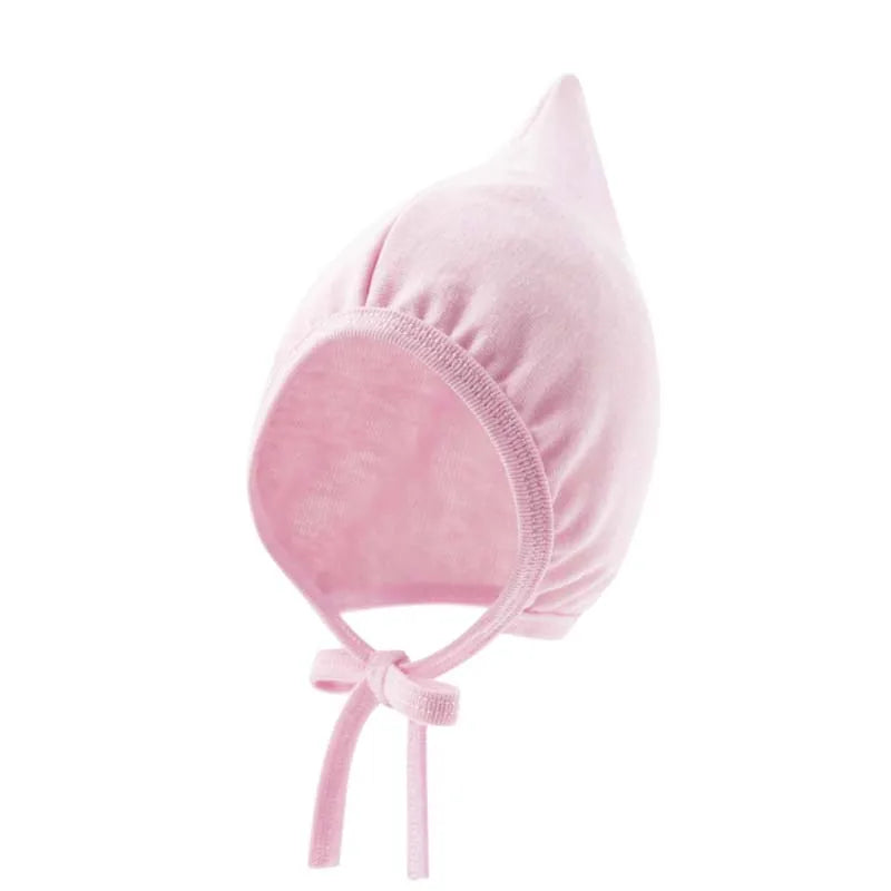 Cotton Newborn Elf Hat for Baby Boys and Girls | Soft Unisex Beanie for 0-12 Months detail view