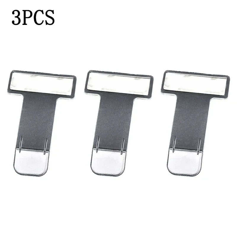 Car Window Fastener Stickers Plastic Ticket Holder Transparent Temporary Parking Business Card Holder Car Interior Accessories