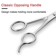 Hairdressing Barber Hair Scissor for Professional Hairdressers Barbers Stainless Steel close-up view