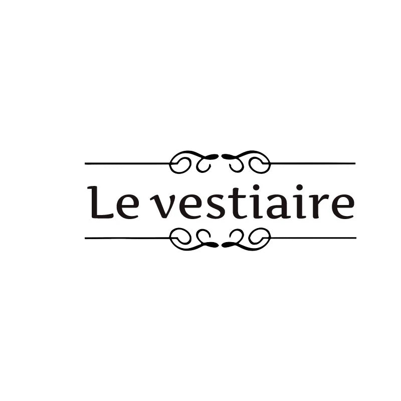 French Bathroom Toilet Sign Vinyl Sticker Decal | WC Entrance Sign Door Decal for Fran close-up view