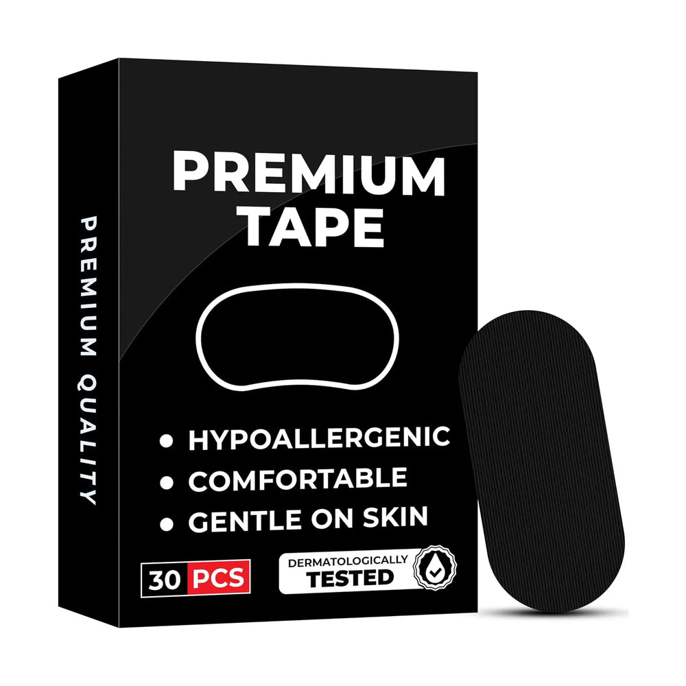 30 Anti-Snoring Mouth Tape Strips | Sleep Aid for Nasal Breathing and Dry Mouth Relief detail view