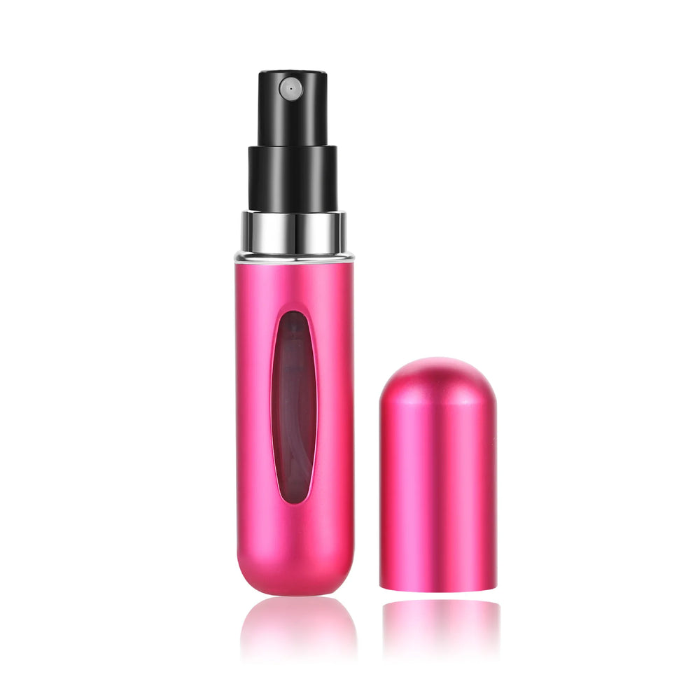 Portable Mini Refillable Spray Jar Scent Pump Empty Cosmetic Containers Atomizer | 5ml close-up view