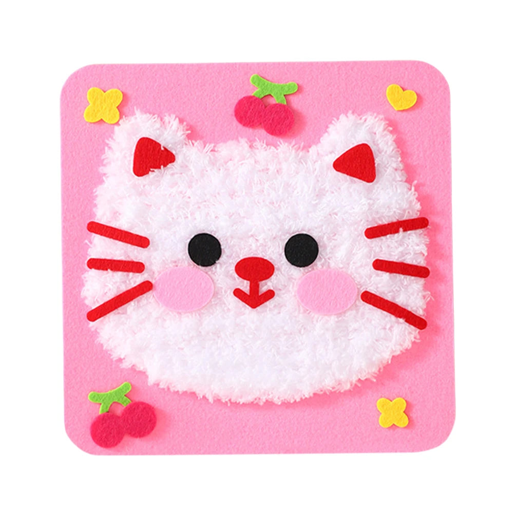 Creative DIY Arts Crafts Cute Animal DIY Educational Sewing Kit DIY Doll Sewing Toys f close-up view