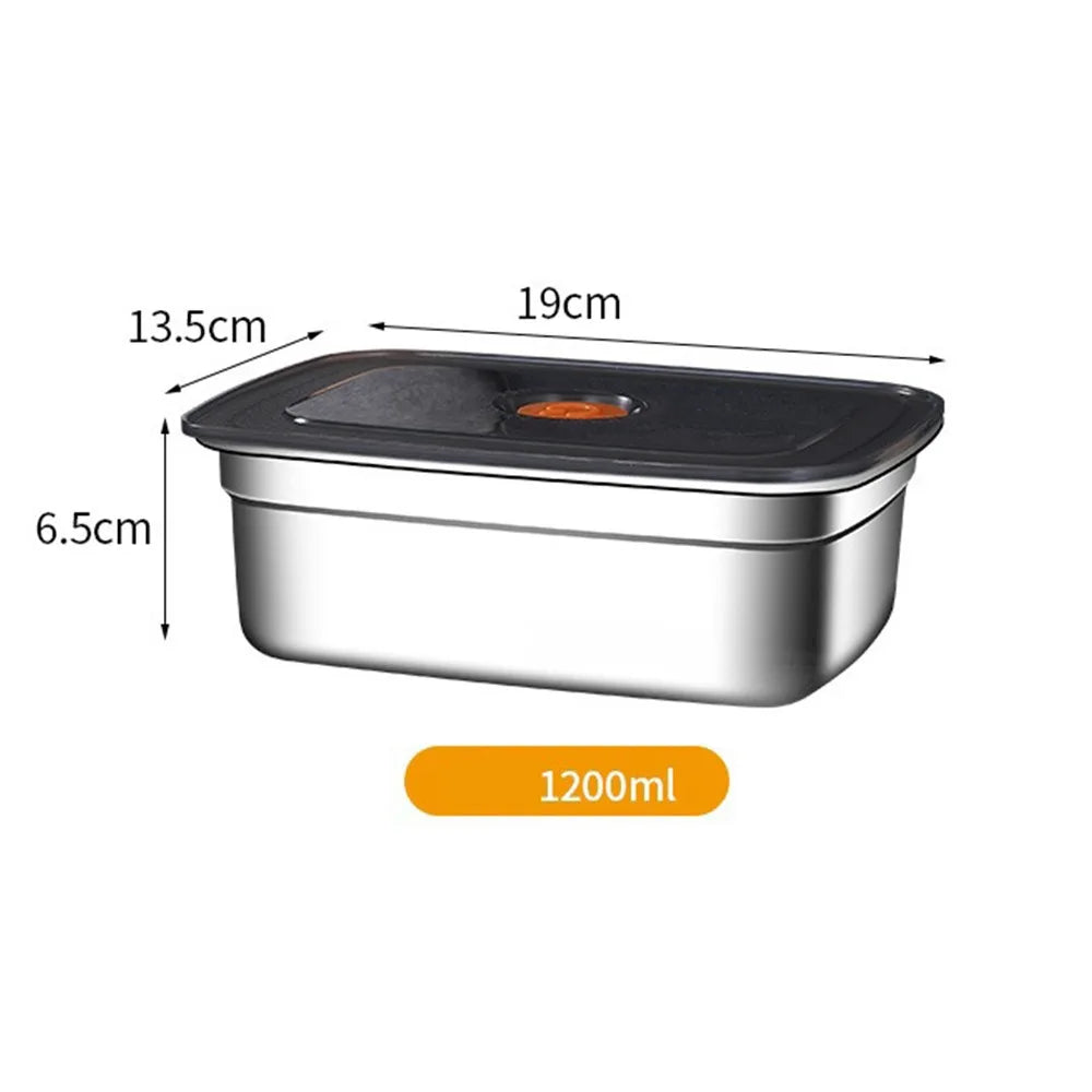 Stainless Steel Camping Lunch Box | Large Capacity Leak Proof Food Storage Container detail view