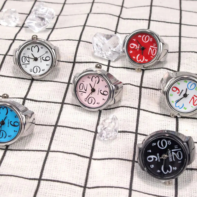 Roman Numeral Punk Gothic Finger Clock Jewelry