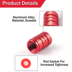 Aluminum Tire Valve Caps, Dustproof Stem Covers for Car Truck Bike alternate view