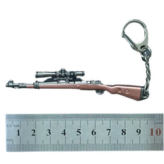 Mini Keychain Pendant Peace Elite 98k Alloy Gun Model PUBG Battlefield Boy Toy Handso alternate view