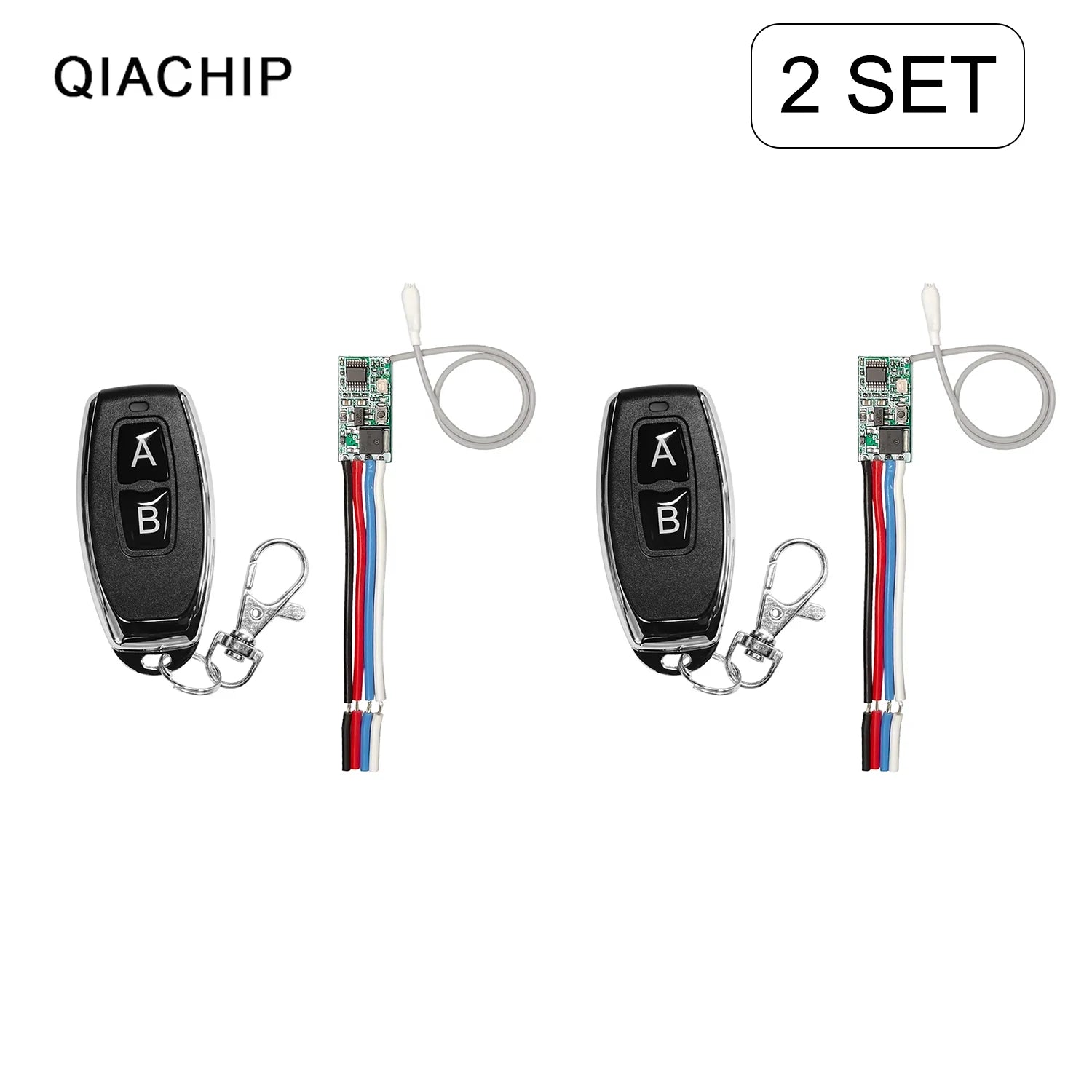 QIACHIP 433MHz Wireless Remote Control Switch Long Range Mini Receiver 3.6V 12V 24V a lifestyle view