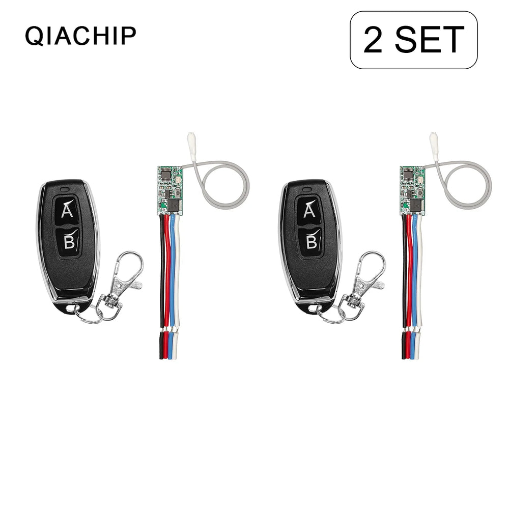 QIACHIP 433MHz Wireless Remote Control Switch Long Range Mini Receiver 3.6V 12V 24V a lifestyle view