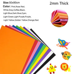 2mm Thick Multicolor EVA Foam Paper Sheet | 50x90cm DIY Craft Foam