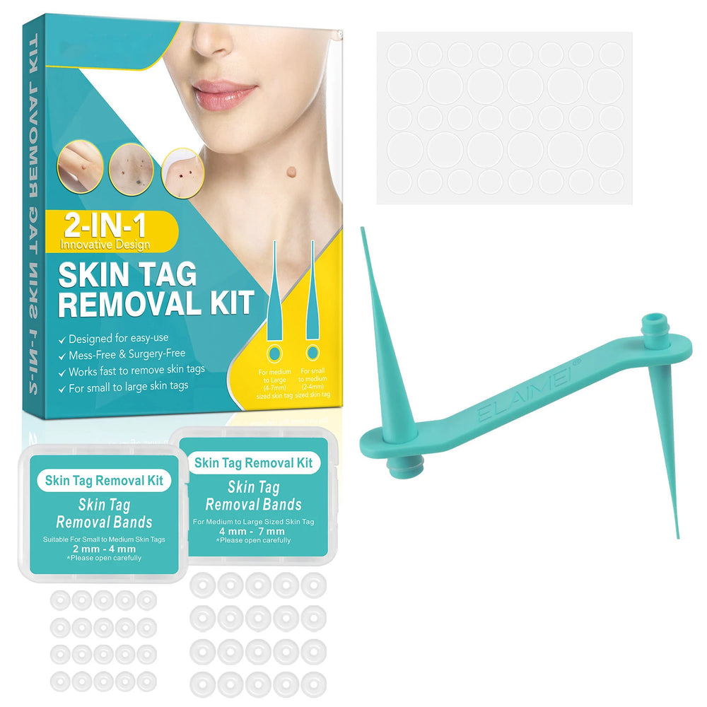 3-IN-1 Painless Skin Tag Removal Kit | Skin Label, Mole, Acne & Wart Removal Pen Set w close-up view