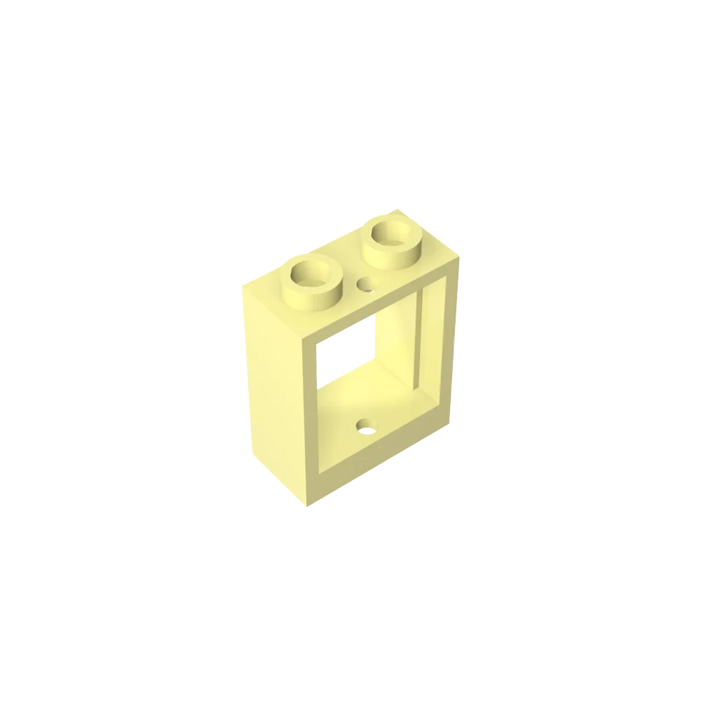 Gobricks GDS-783 Frame 1x2x2 Window | Compatible Building Block for DIY Projects close-up view