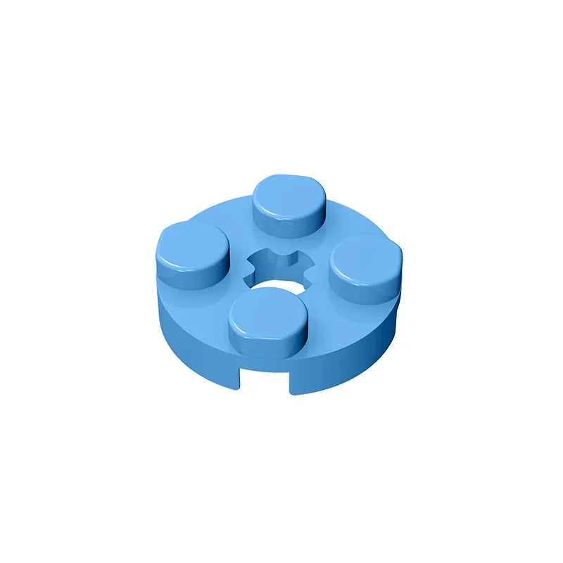 Gobricks GDS-609 PLATE 2X2 ROUND | Compatible Building Blocks for DIY Educational Models detail view