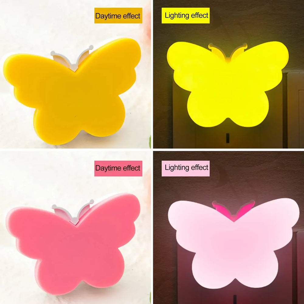Butterfly LED Night Light | Smart Sensor Plug-in Room Decor detail view