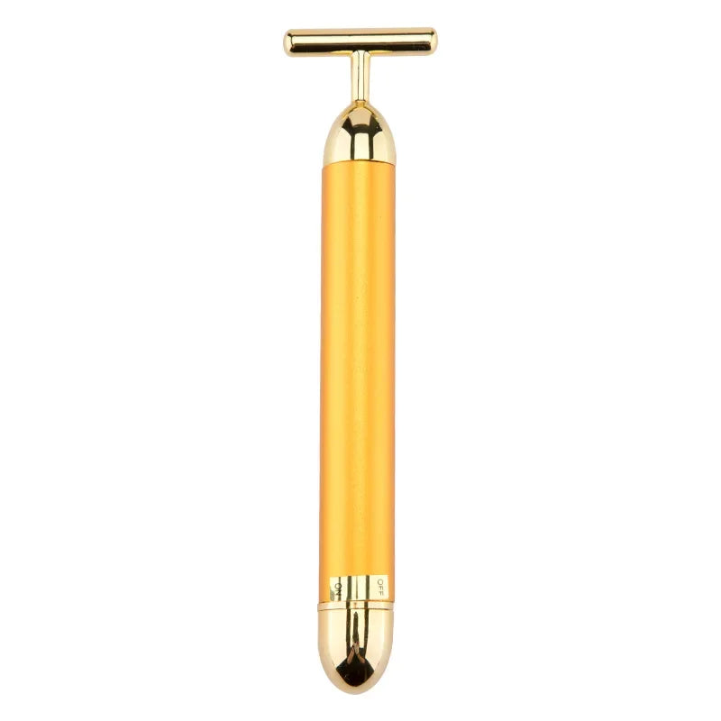 24k Gold Face Lift Roller | Vibration Slimming Facial Massager lifestyle view