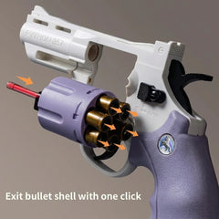 Soft Bullet Toy Gun ZP5 | Revolver Mechanical Continuous Shooting Launcher for Kids detail view