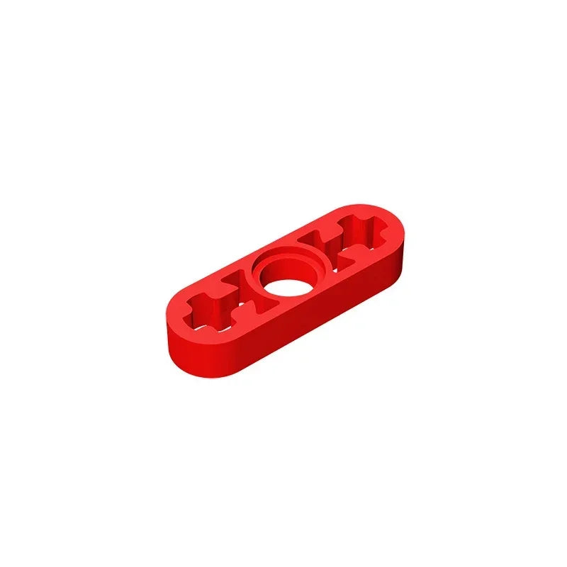 Gobricks GDS-689 Technical Liftarm Thin 1 x 3 | Building Block with Axle Holes Compati close-up view